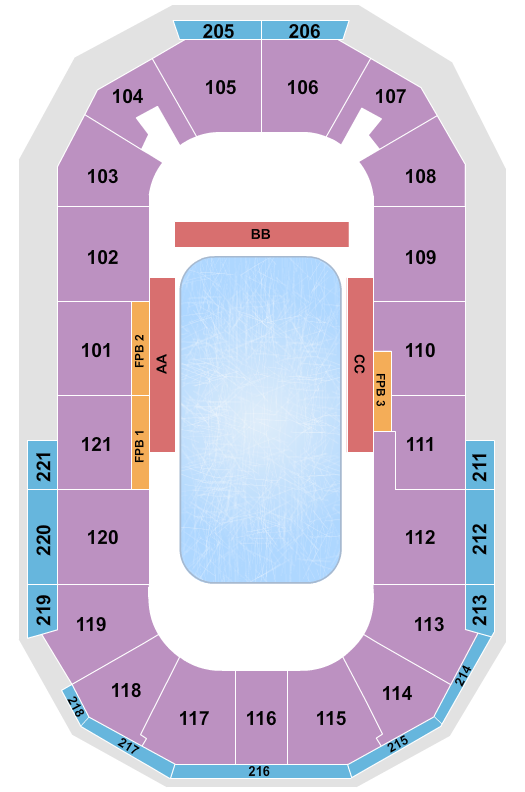 Hero Arena At Mountain America Center Seating Chart: Disney On Ice