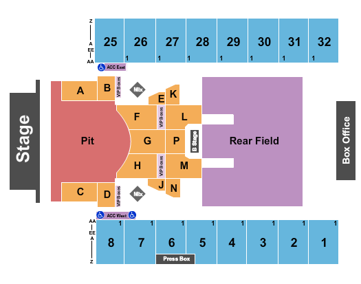 Hersheypark Stadium Seating Chart: Twenty One Pilots