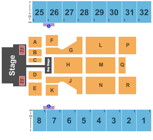 Hersheypark Stadium Seating Chart Beyonce