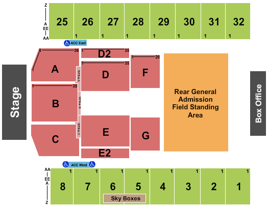 Hersheypark Stadium Map