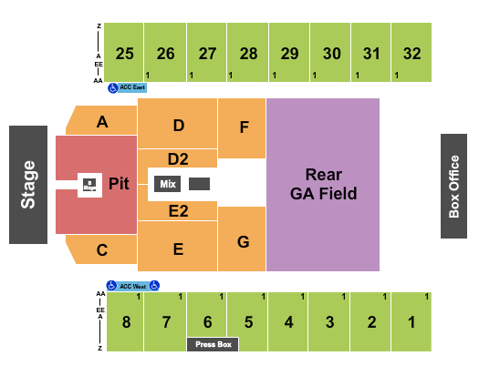 Hersheypark Stadium Seating Chart: Forrest Frank