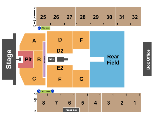 Hersheypark Stadium Seating Chart: Hardy