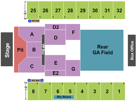 Hersheypark Stadium Concert Seating Chart