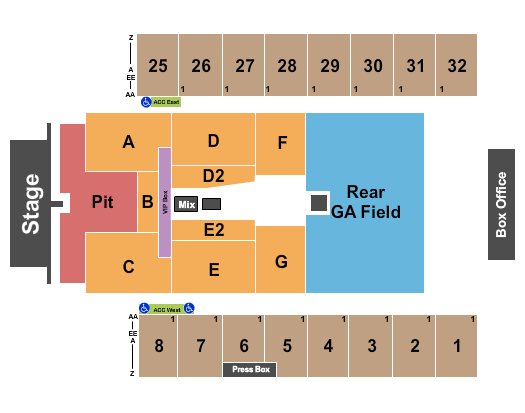 Hersheypark Stadium Seating Chart: Hozier