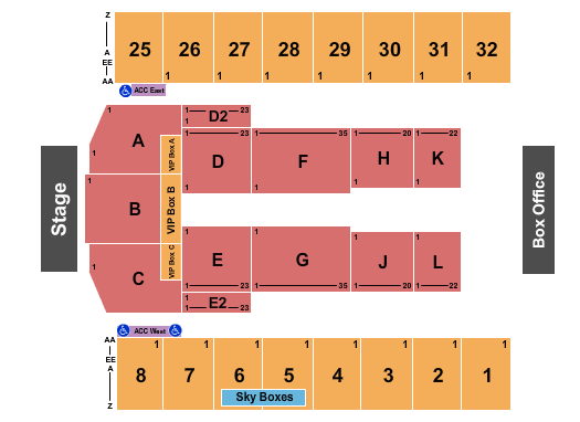 Hershey Park Stadium Seating Chart Harry Styles