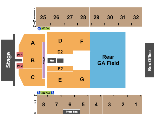 Hersheypark Stadium Seating Chart: Phil Wickham