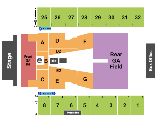 Hersheypark Stadium Seating Chart: Slipknot