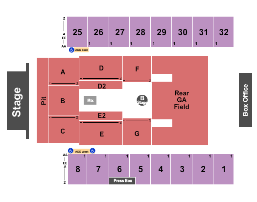 Hersheypark Stadium Seating Chart: Tyler Childers