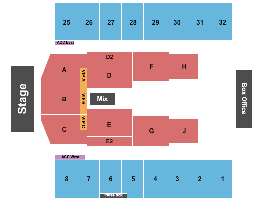 Hersheypark Stadium Seating Chart: Endstage 3