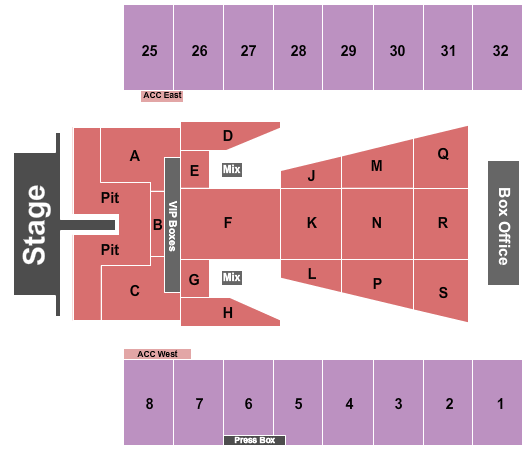 Hersheypark Stadium Seating Chart: Foo Fighters