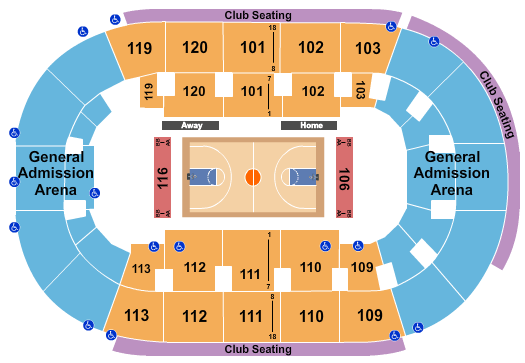 Hagan Arena Seating Chart