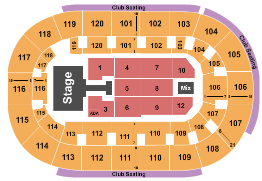 Hertz Arena Seating Chart: Banda MS