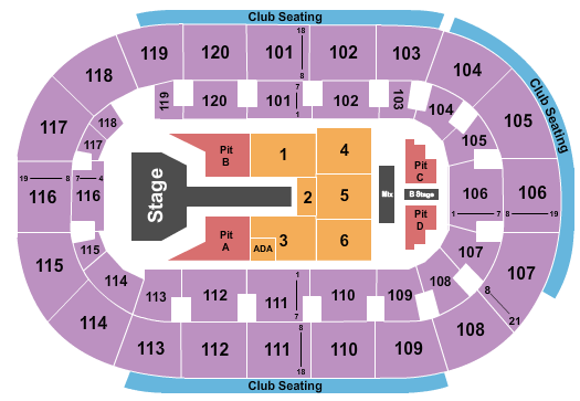 Hertz Arena Seating Chart