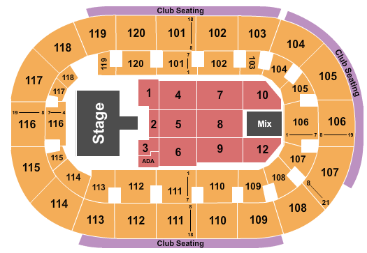 Hertz Arena Seating Chart: Christian Nodal