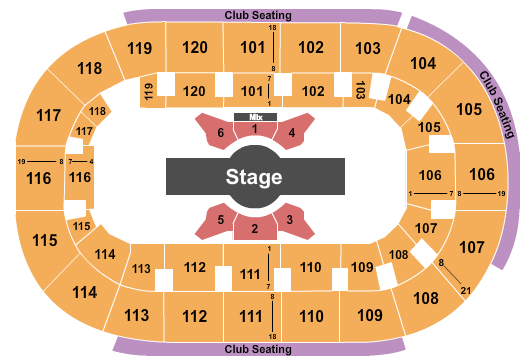 Hertz Arena Seating Chart: Cirque Corteo