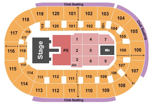 Hertz Arena Seating Chart: Ella Langley