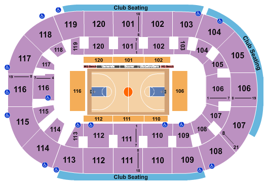 Hertz Arena Seating Chart: Harlem Globetrotters