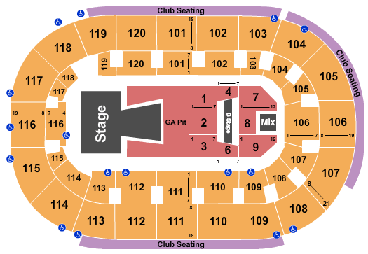 Hertz Arena Estero Seating Chart