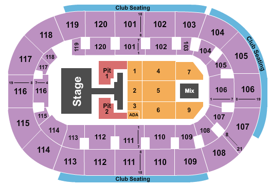 Hertz Arena Seating Chart: Phil Wickham