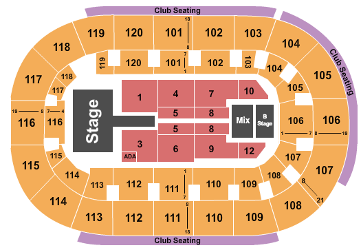 Hertz Arena Seating Chart