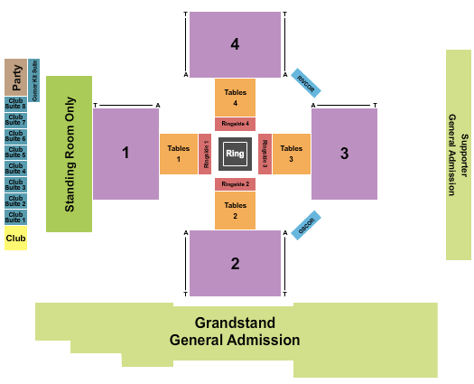 Highmark Stadium - Pittsburgh Seating Chart: Boxing