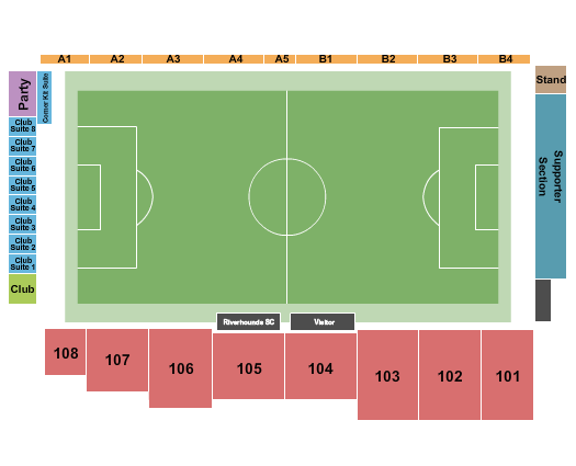 Highmark Stadium - Pittsburgh Seating Chart: Soccer 2