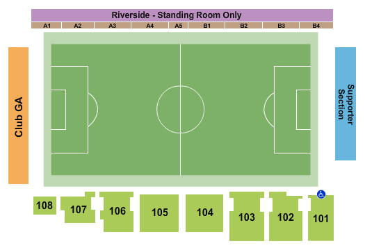 Highmark Stadium - Pittsburgh Seating Chart: Soccer