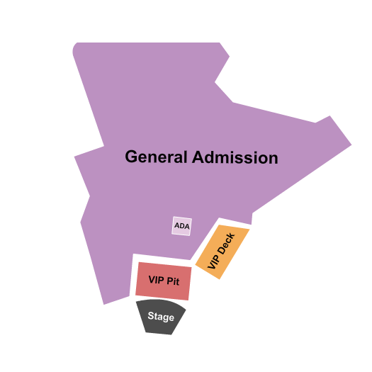 Hilde Performance Center Seating Chart: Endstage VIP Pit