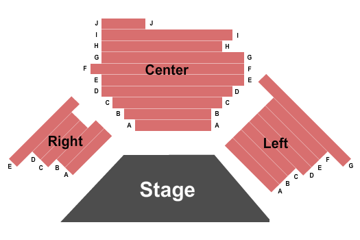 Hillbarn Theatre Seating Chart: End Stage