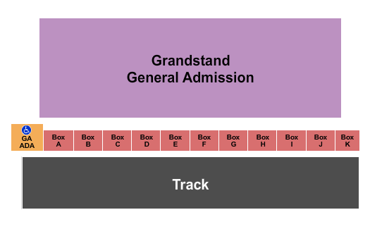 Hillsdale County Fair Seating Chart: Race Series