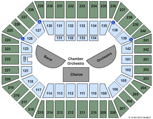 Hilton Coliseum Seating Chart