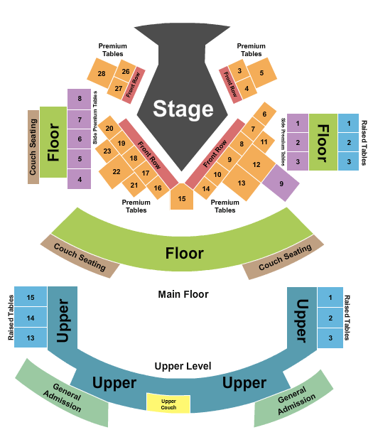 Hippodrome - London Seating Chart: Magic Mike Live