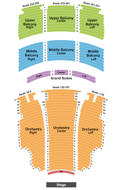 Hippodrome Theatre At The France-Merrick PAC Seating Chart: Endstage