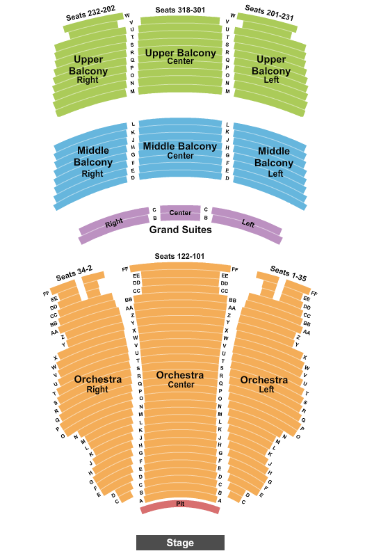 Hippodrome Theatre At The France-Merrick PAC Seating Chart: Endstage