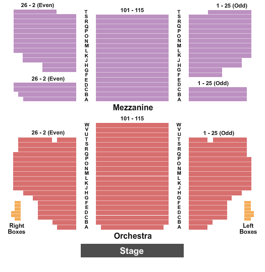 Al Hirschfeld Theatre Seating Chart: Endstage 1