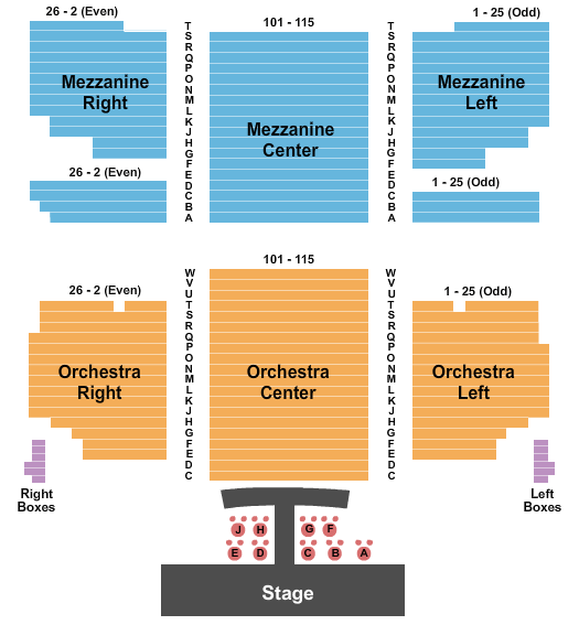 Moulin Seating Chart