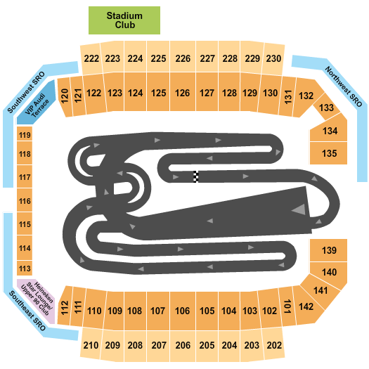 Historic Crew Stadium Seating Chart: Racing