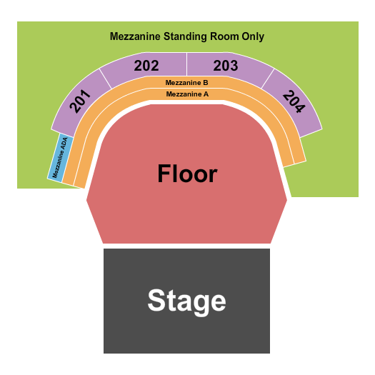 History - Ottawa Seating Chart: Endstage GA Floor