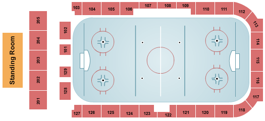 Hobey Baker Rink Seating Chart: Hockey