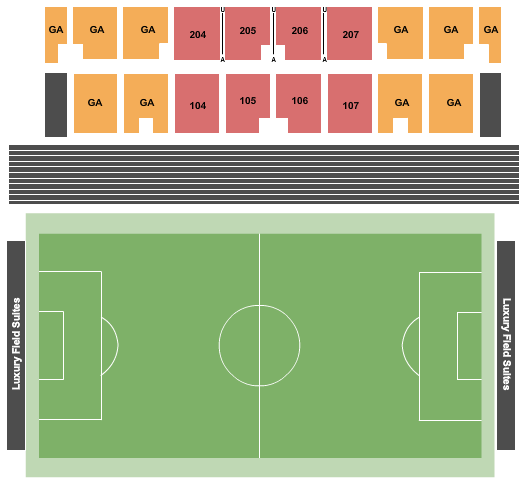 Hodges Stadium Seating Chart: Soccer