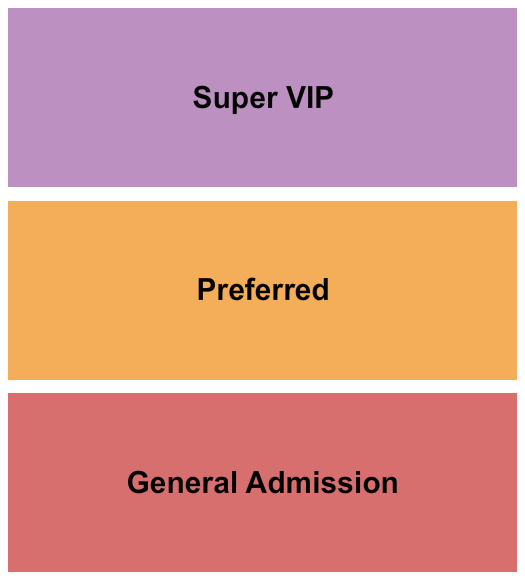 Hoedown Hill Seating Chart: GA/Preferred/Super VIP