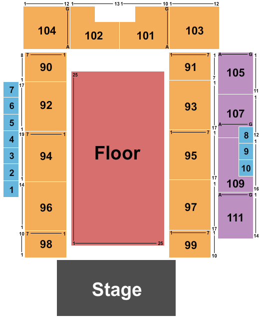 Honeywell Center Tickets Seating Chart