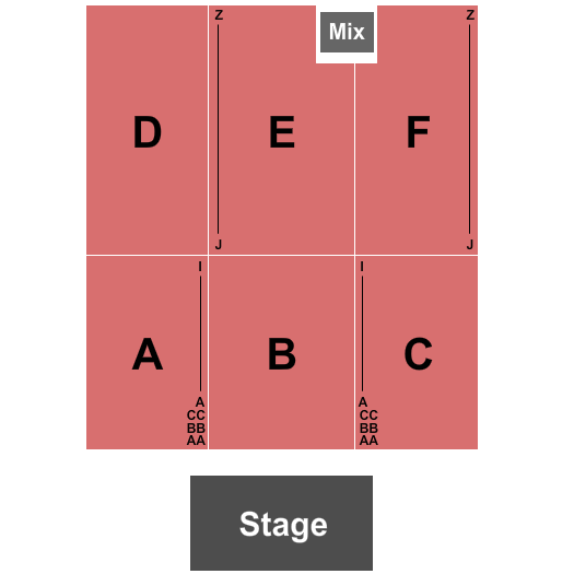Hollywood Casino - Aurora Seating Chart: Endstage