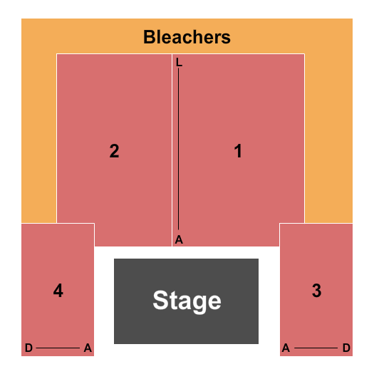 Hollywood Casino - IL Seating Chart: Endstage