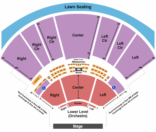 Riverbend Music Center Seating Chart