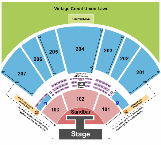 Hollywood Casino Amphitheatre - MO Seating Chart: Kenny Chesney