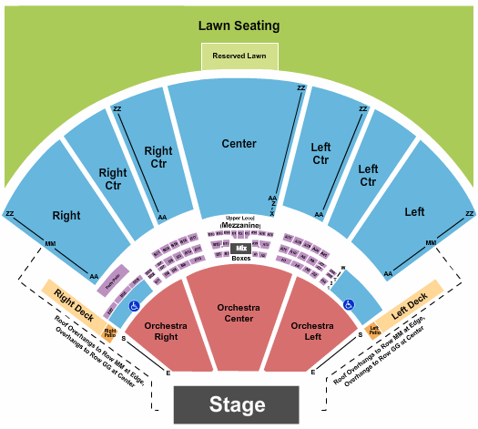 Hollywood Casino Amphitheatre - MO Map