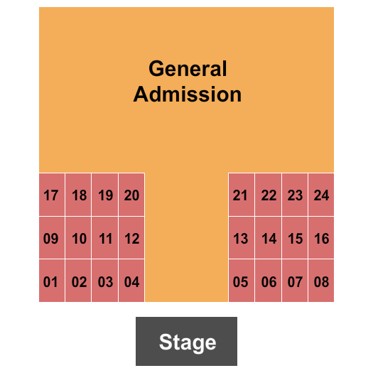 Hollywood Casino Gulf Coast - Bay St. Louis Seating Chart: GA/Tables