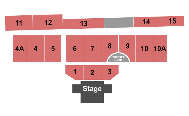Hollywood Casino at The Meadows Seating Chart: Endstage 2