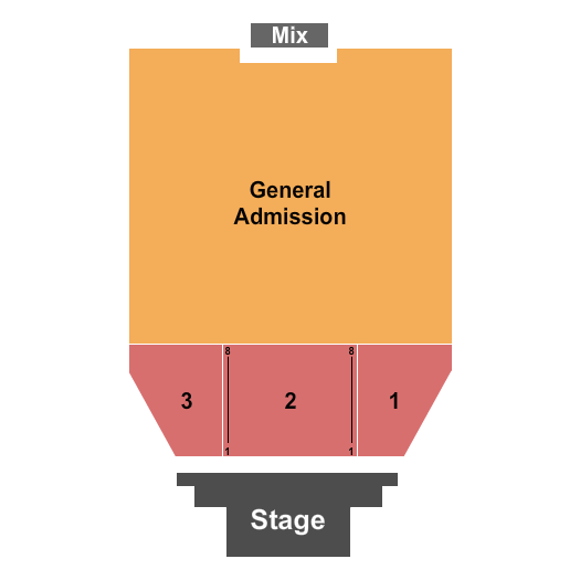 Hollywood Casino at The Meadows Seating Chart: Endstage 3
